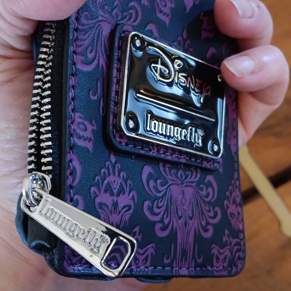 Rare Loungefly Haunted Mansion Exclusive Black Widow Bride Cardholder - Picture 14 of 14
